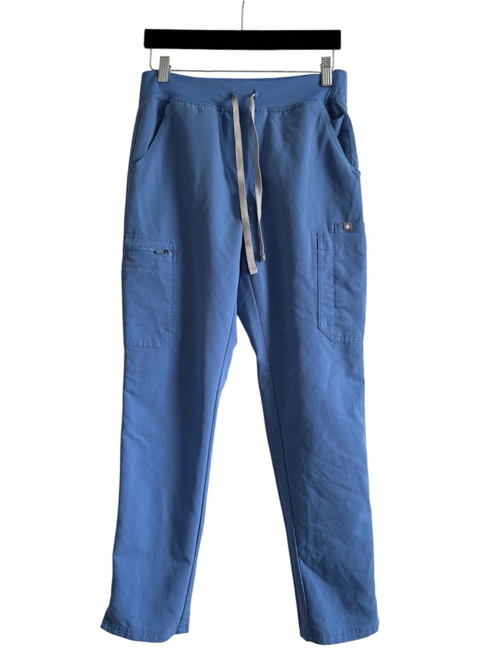 FIGS Yola Yoga Blue Cargo Scrub Pants Size Small